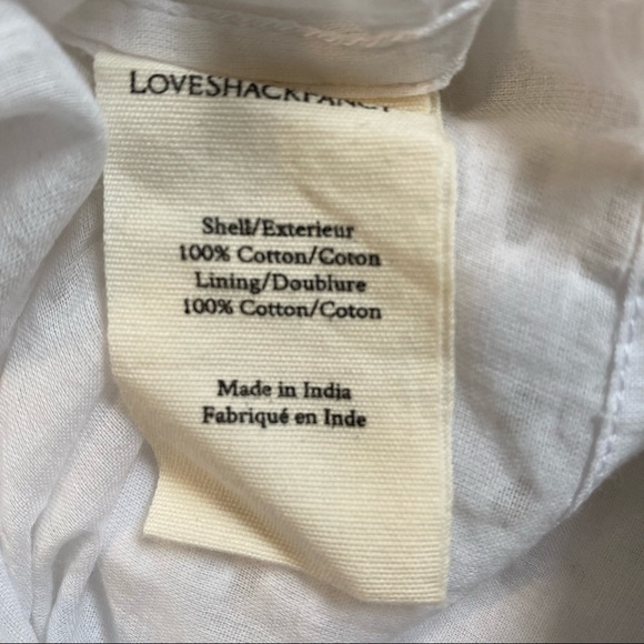 LoveShackFancy Antonella White Eyelet Dress NWT - Picture 15 of 16